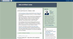 Desktop Screenshot of dataarchitectnotes.blogspot.com