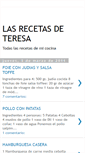 Mobile Screenshot of lasrecetasdeteresa.blogspot.com