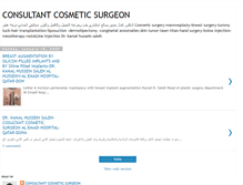 Tablet Screenshot of consultantcosmeticsurgeon.blogspot.com