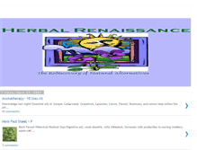 Tablet Screenshot of herbalrenaissance.blogspot.com