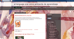 Desktop Screenshot of lenguajeambientedeaprendizaje.blogspot.com