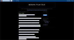 Desktop Screenshot of bedava-film-izle-izleme.blogspot.com