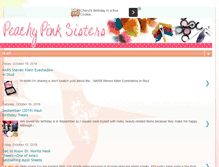 Tablet Screenshot of peachypinksisters.blogspot.com