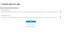 Tablet Screenshot of i-wanna-pee-on-you.blogspot.com