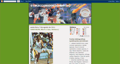 Desktop Screenshot of coleccionadordesportivo.blogspot.com
