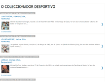 Tablet Screenshot of coleccionadordesportivo.blogspot.com