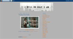 Desktop Screenshot of iwillbewhatiam.blogspot.com