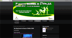 Desktop Screenshot of nacionaldedanza.blogspot.com