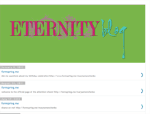 Tablet Screenshot of eternitymagblog.blogspot.com