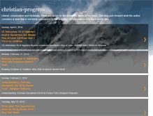 Tablet Screenshot of christian-progress.blogspot.com