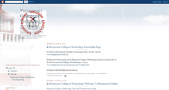 Desktop Screenshot of paramountcollege.blogspot.com