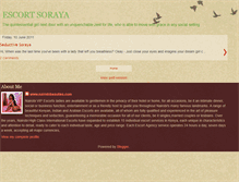 Tablet Screenshot of escortsoraya.blogspot.com