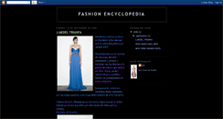 Desktop Screenshot of mel-fashionencyclopedia.blogspot.com