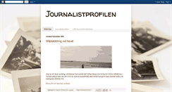 Desktop Screenshot of journalistprofilen.blogspot.com