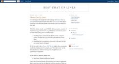 Desktop Screenshot of bestchatuplines.blogspot.com