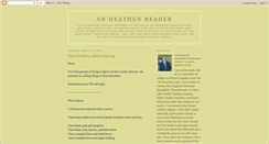 Desktop Screenshot of anheathenreader.blogspot.com