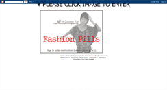 Desktop Screenshot of fashionpills.blogspot.com