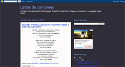 Desktop Screenshot of chrstiansongslyrics.blogspot.com