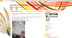 Desktop Screenshot of diadelacreatividad.blogspot.com
