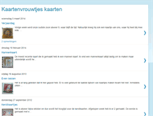 Tablet Screenshot of kaartenvrouwtje.blogspot.com