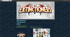 Desktop Screenshot of extinctioners.blogspot.com