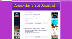 Desktop Screenshot of casino-game-slot-download.blogspot.com