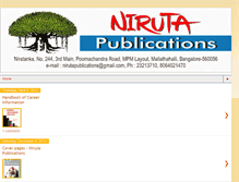 Tablet Screenshot of nirutapublications.blogspot.com