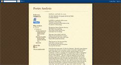 Desktop Screenshot of eng4upoetry.blogspot.com