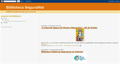 Desktop Screenshot of bibliotecaseguranet.blogspot.com