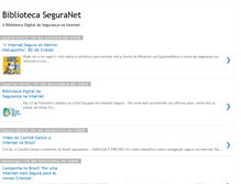 Tablet Screenshot of bibliotecaseguranet.blogspot.com