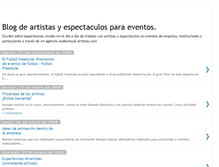 Tablet Screenshot of espectaculosyartistas.blogspot.com