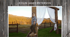 Desktop Screenshot of colinjamespeterson.blogspot.com