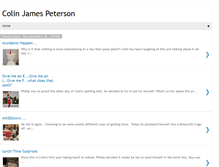 Tablet Screenshot of colinjamespeterson.blogspot.com
