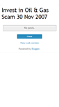 Mobile Screenshot of oilgasinvestscam.blogspot.com