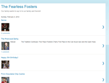 Tablet Screenshot of fearlessfosters.blogspot.com