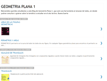 Tablet Screenshot of geometriaplana1.blogspot.com