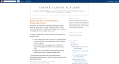 Desktop Screenshot of coppercanyonacademy.blogspot.com