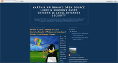 Desktop Screenshot of kriskarthik.blogspot.com