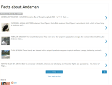 Tablet Screenshot of andamanfacts.blogspot.com