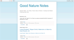 Desktop Screenshot of goodnaturepublishing.blogspot.com