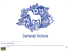 Tablet Screenshot of cantandovictoria.blogspot.com