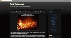 Desktop Screenshot of antirohingya.blogspot.com