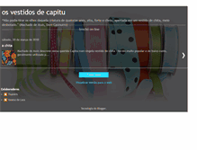 Tablet Screenshot of osvestidosdecapitu.blogspot.com