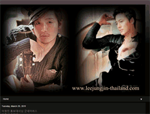 Tablet Screenshot of leejungjin-thailand.blogspot.com