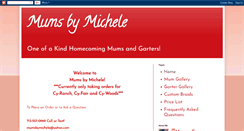 Desktop Screenshot of mumsbymichele.blogspot.com