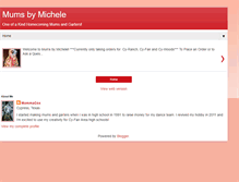 Tablet Screenshot of mumsbymichele.blogspot.com