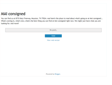 Tablet Screenshot of maiconsigned.blogspot.com