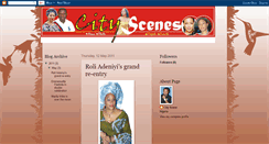 Desktop Screenshot of cityscene3.blogspot.com