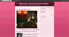 Desktop Screenshot of biljanakaran.blogspot.com