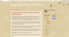 Desktop Screenshot of inspiringscotswomen.blogspot.com